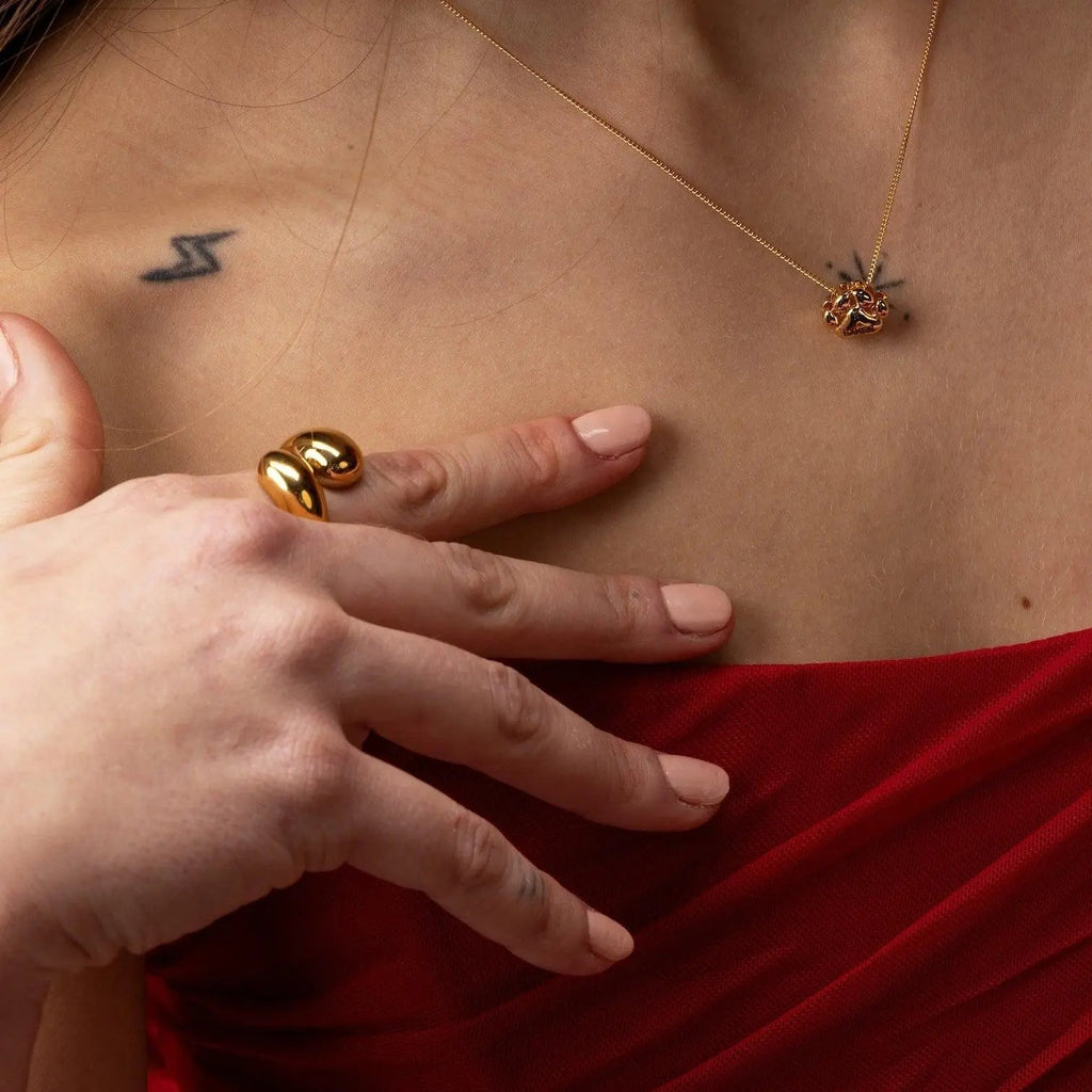 Bold Wrap Around Ring- Gold