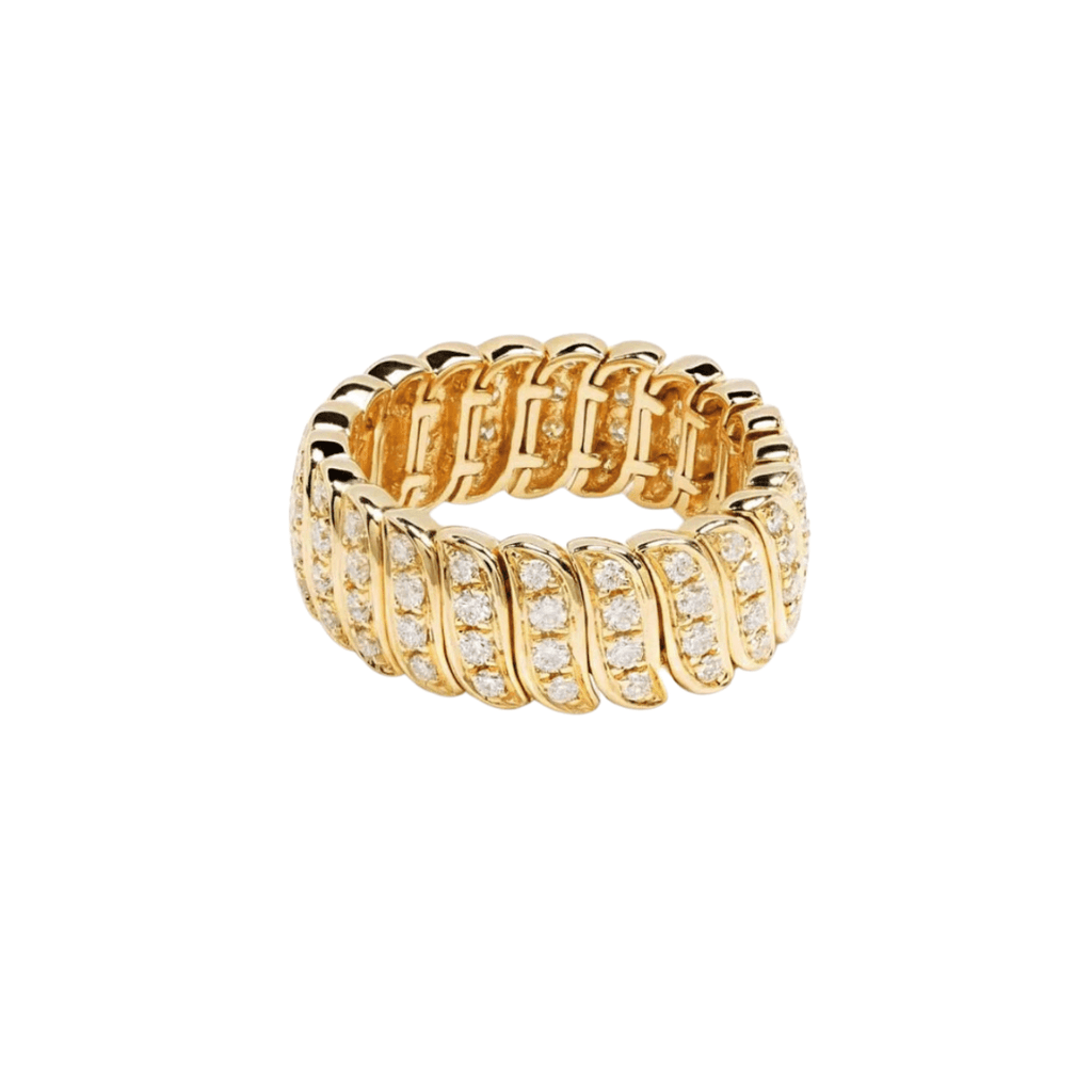 Esther Crystal Wave Ring
