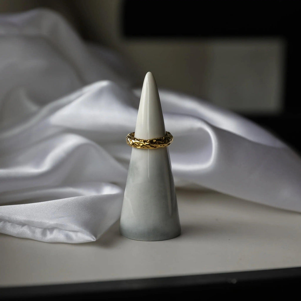 Textured Golden Ring